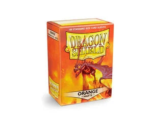 Dragon Shield Matte Sleeves - Orange (100-Pack)