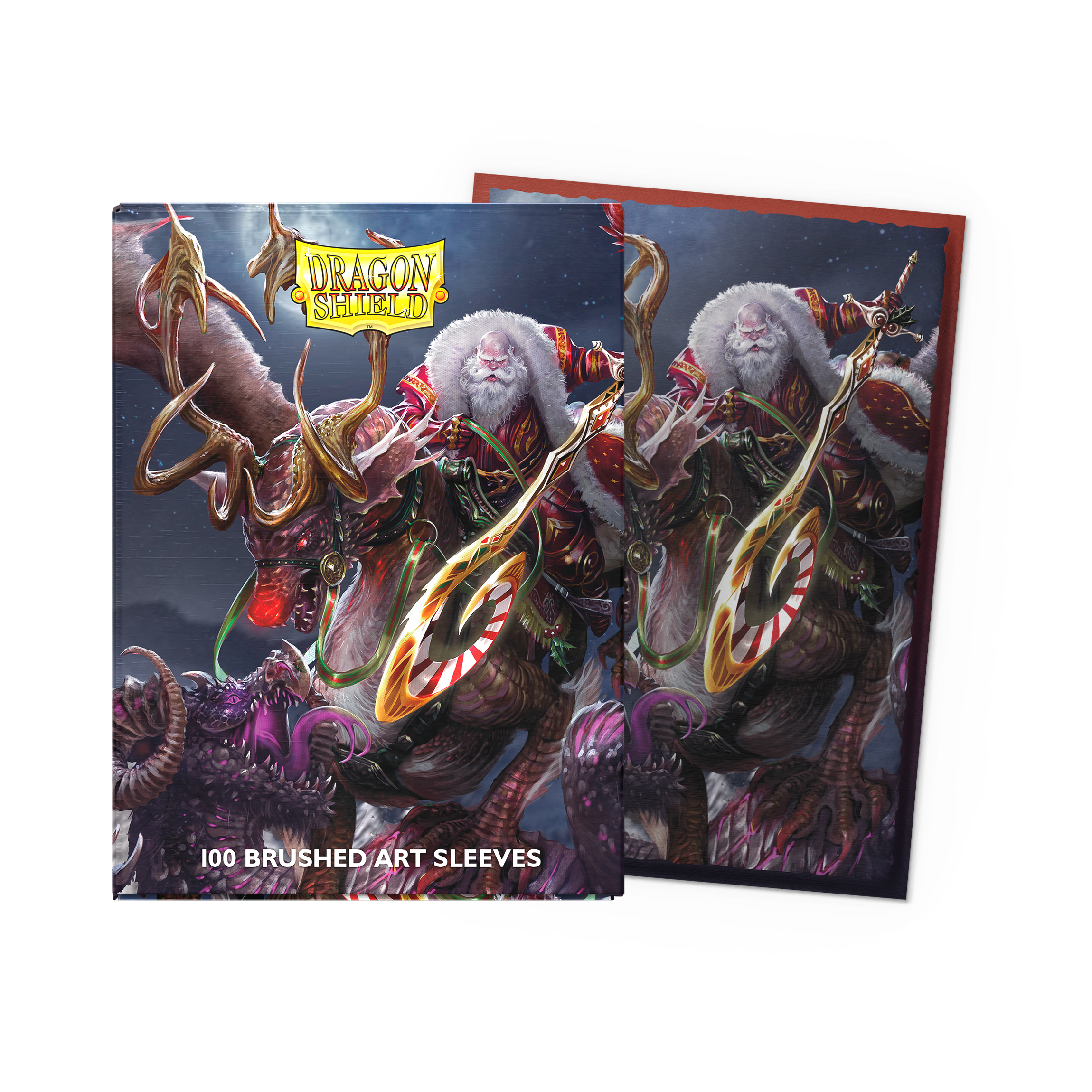 Dragon Shield Brushed Art Sleeves - Christmas 2022 Art